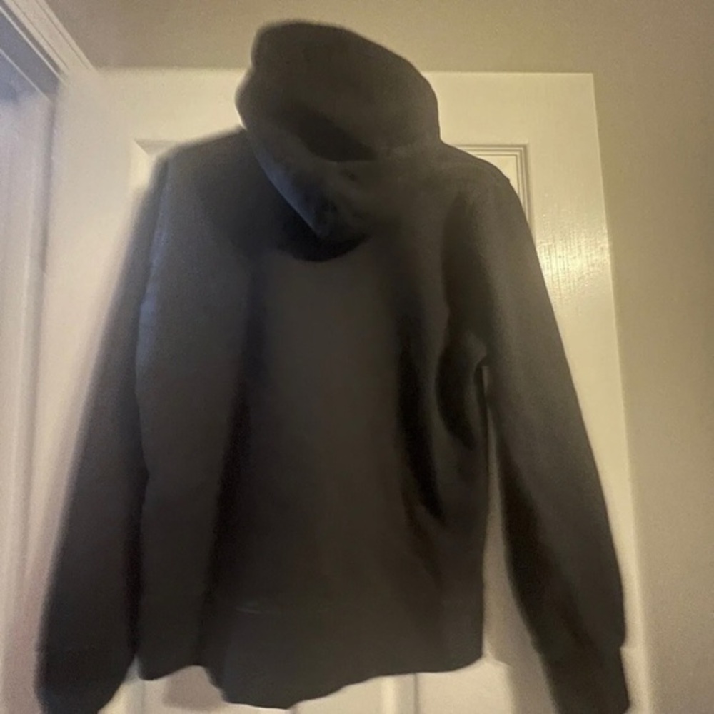 NORTH FACE Hoodie Women's M‎ Multicolor Lettering on Black - Picture 3 of 4
